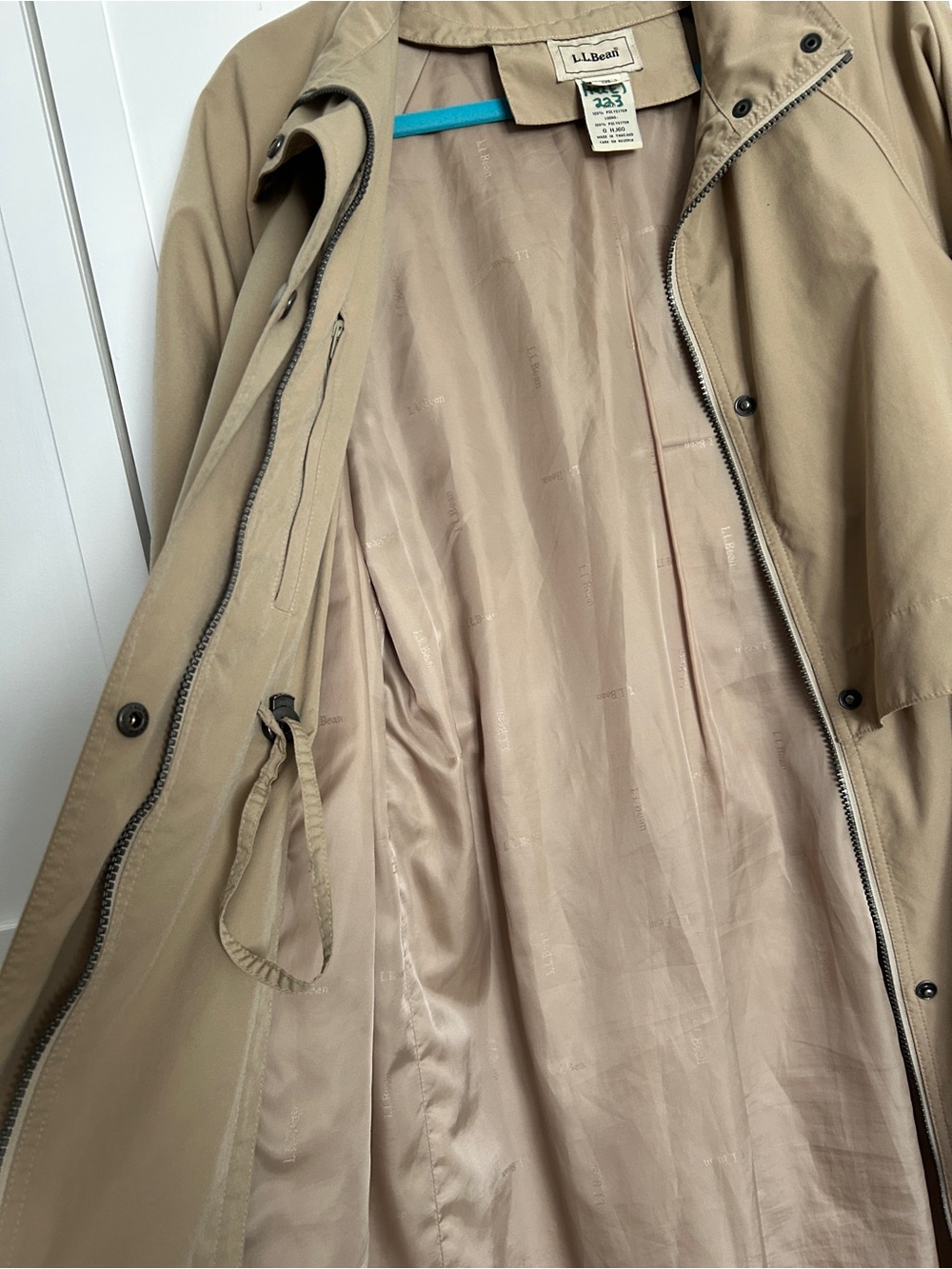 L.L. Bean Women's Trench Coat - Picture 5 of 6
